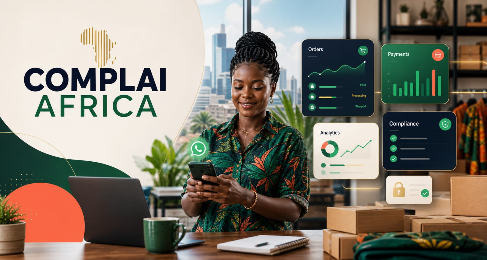 Complai Africa platform for SME commerce, payments, analytics and compliance
